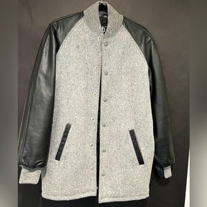 Golden Bear Sportswear Jacket, Size Small Leather and Wool